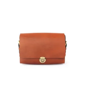 Nappa Dori Tan Saddle Large Sling