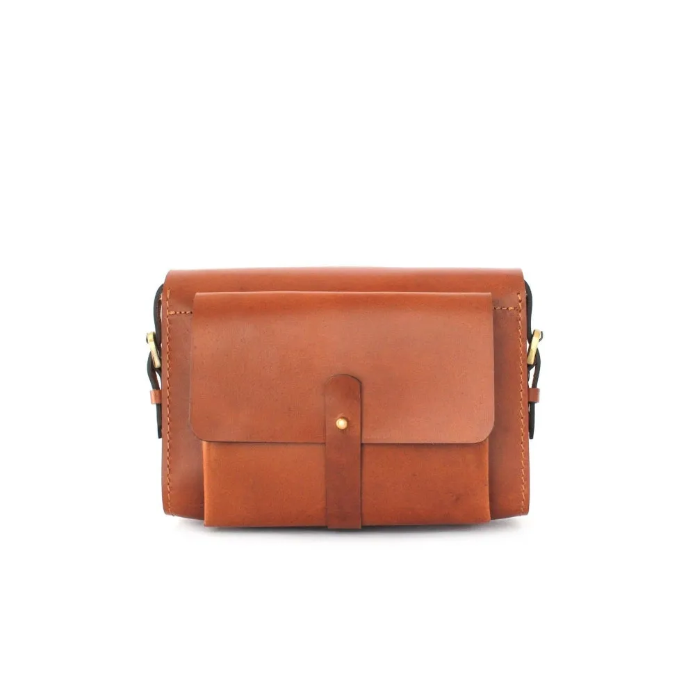 Nappa Dori Tan Saddle Large Sling