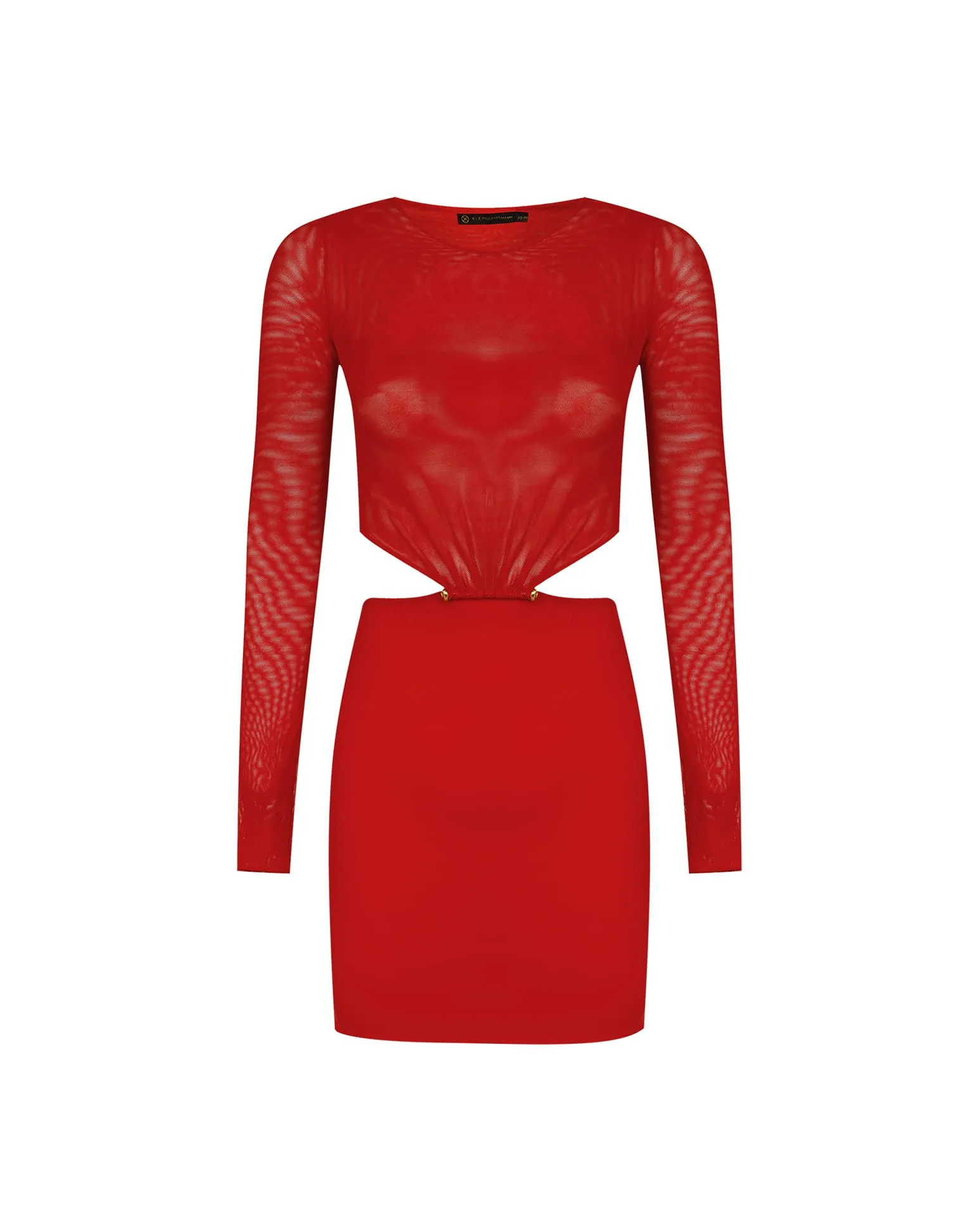 Naya Short Dress - Ruby