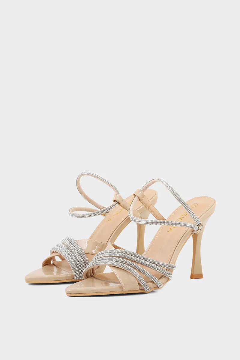 Party Wear Sandal I23719-Beige