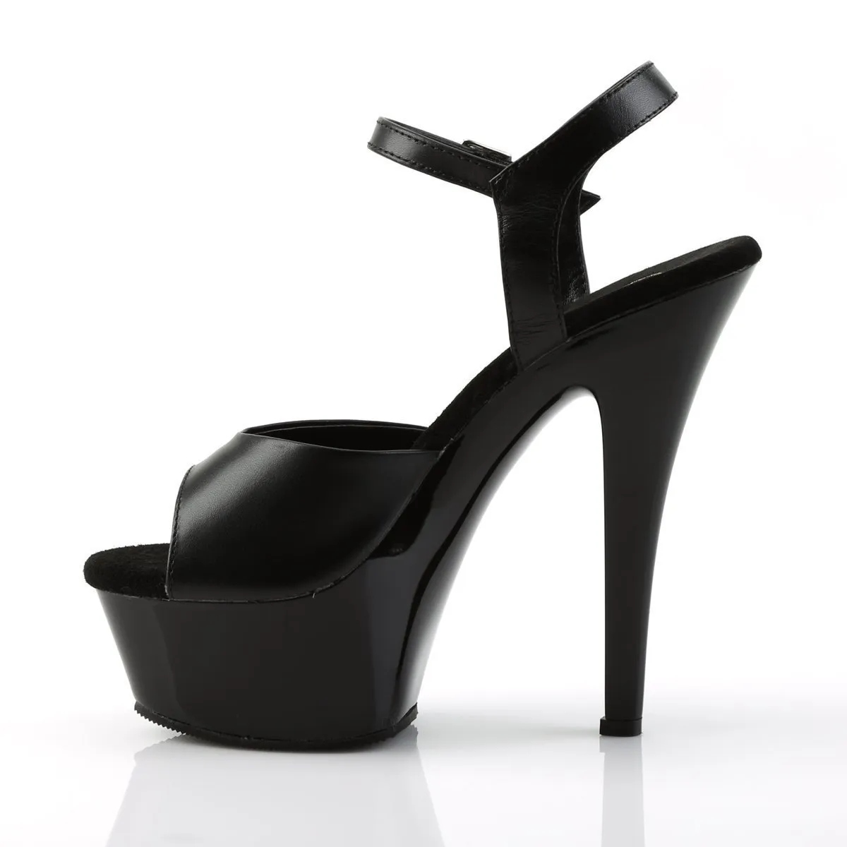Pleaser Kiss-209-Black-Size 9-Clearance