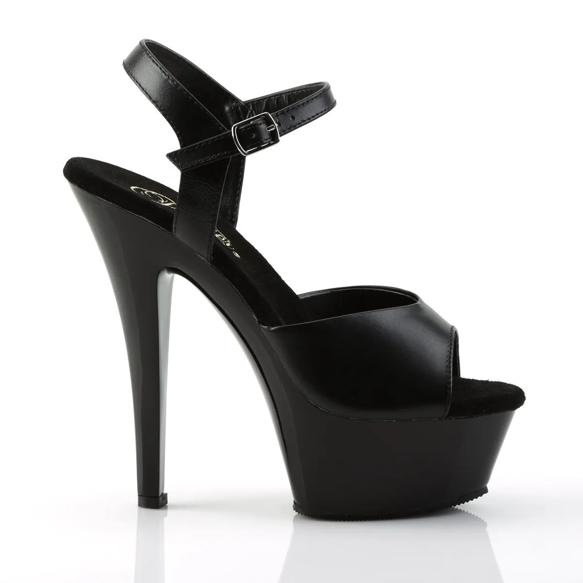 Pleaser Kiss-209-Black-Size 9-Clearance