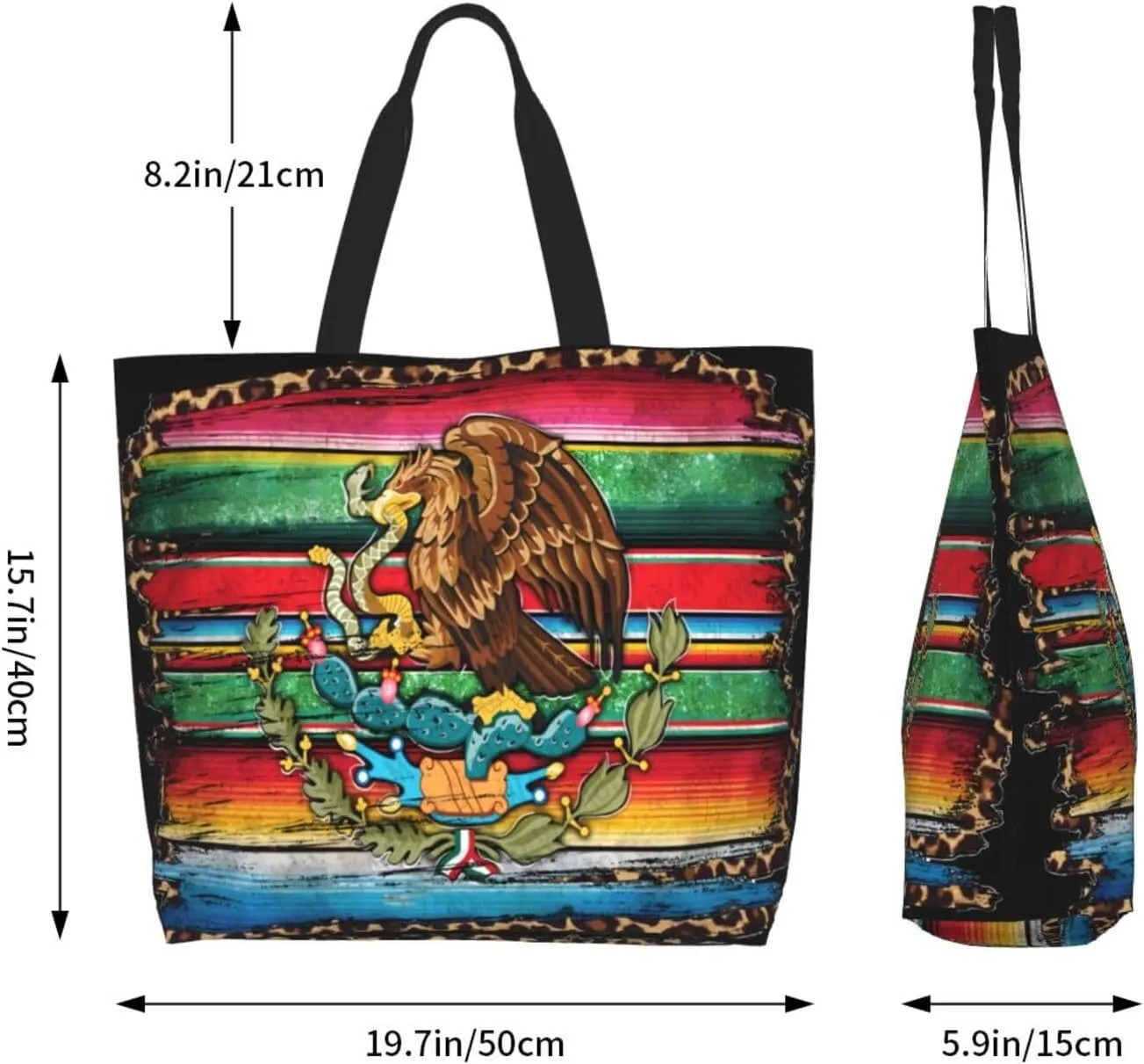Polish Flag Poland Polska Eagle Women's Tote Bag Large Capacity Single Shoulder Bags Handbag for Shopping Work