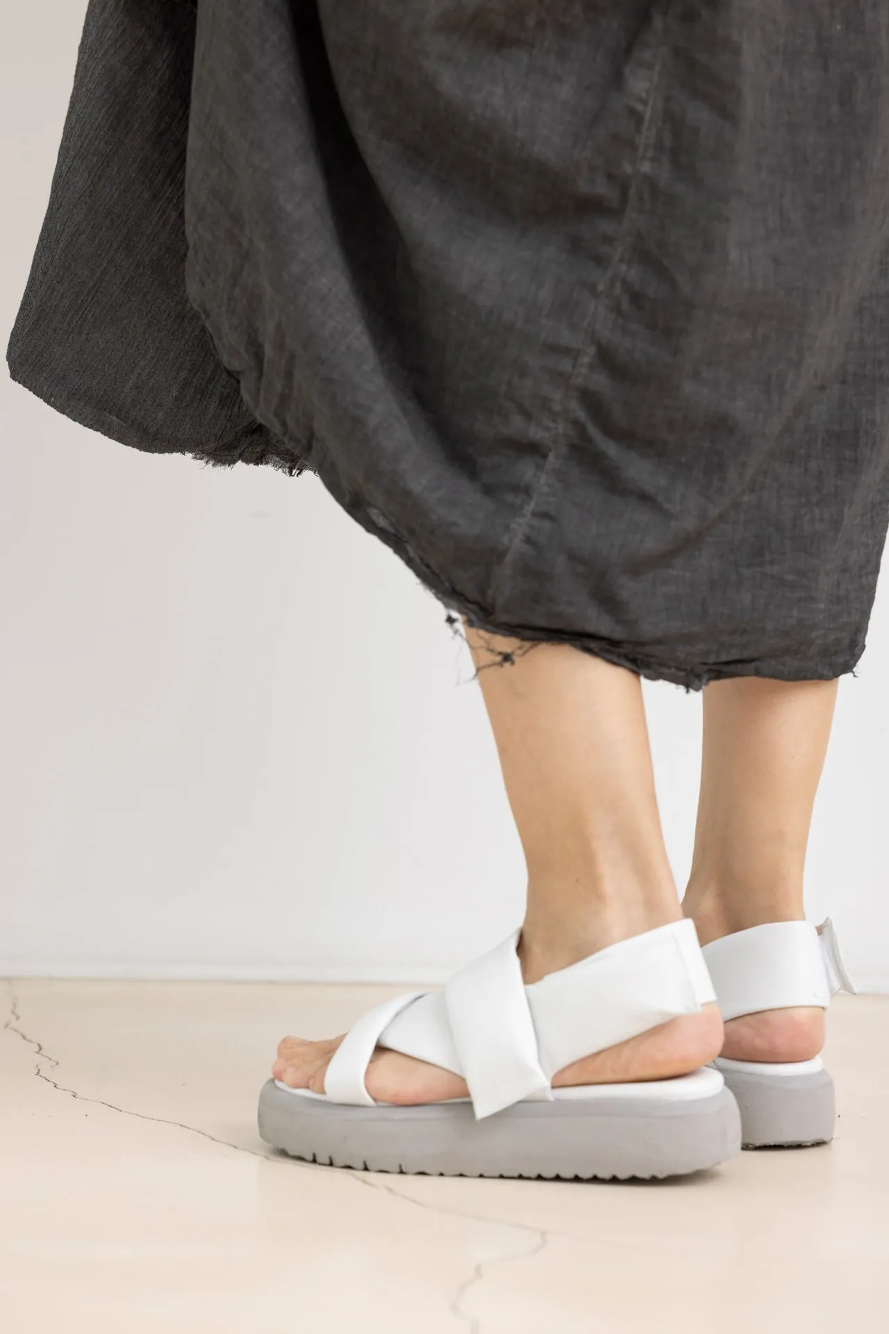 PURO SECRET SANDALS SLOW MOTION WHITE