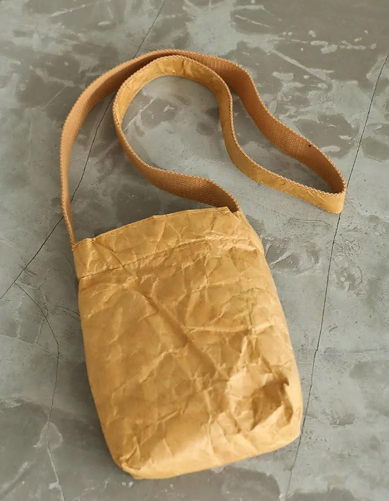 PVC Bucket Bag Women Slouchy Kraft Paper Hobo Bags Satchels Crescent Shoulder Bag Crossbody Purse Top-handle Tote Handbag