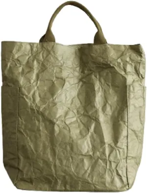 PVC Tote Bag Women Slouchy Kraft Paper Hobo Bags Satchels Crescent Shoulder Bag Crossbody Purse Top-handle Tote Handbag