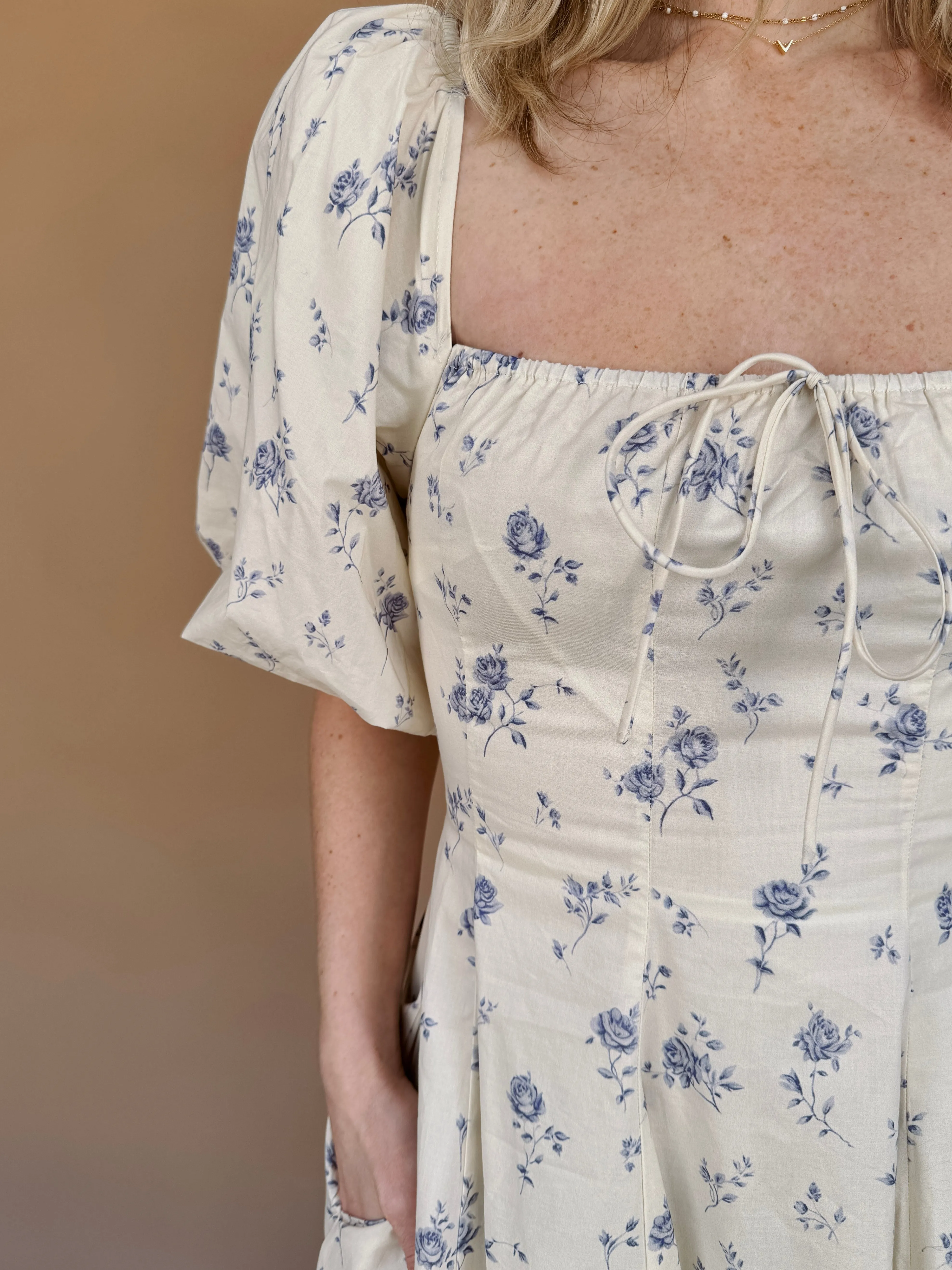 Rhonda Floral Printed Midi Dress