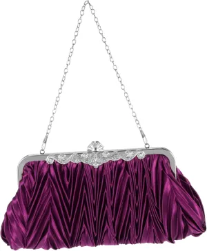 SAFIGLE Satchel Handbags for Women Glitter Purse Straw Clutch Purse Satin Evening Clutch