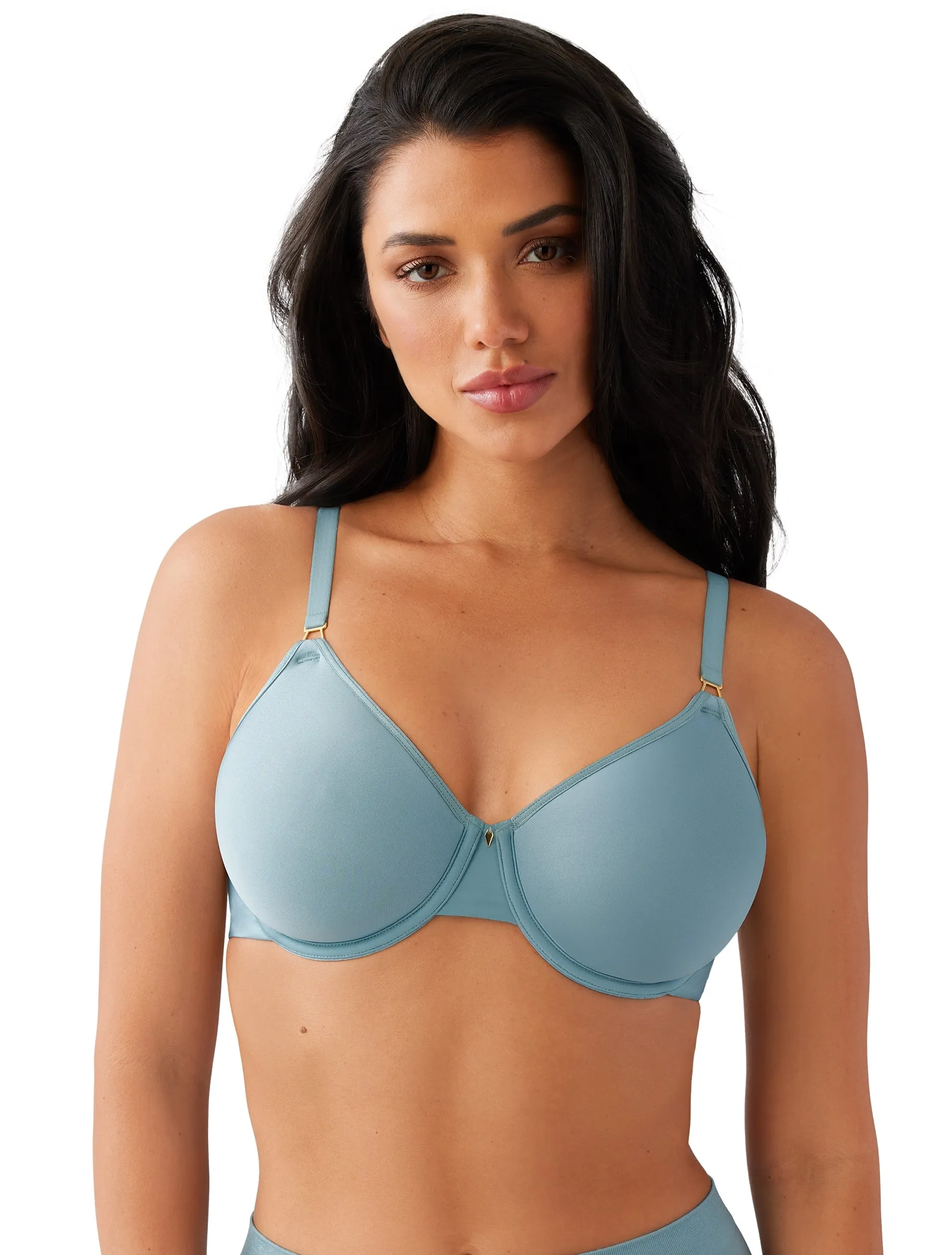 Simply Done Spacer T-Shirt Bra in Stone Blue