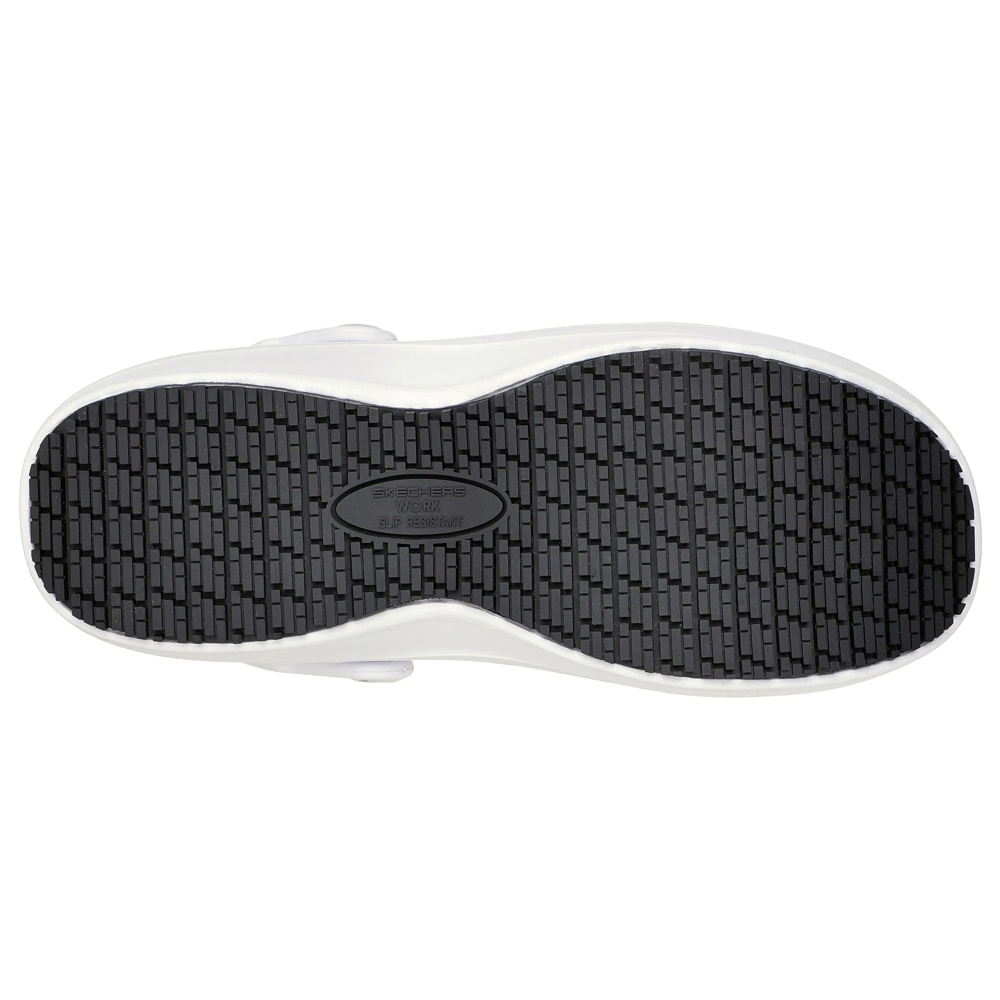 Skechers Women's 108067 Work Arch Fit Riverbound Pasay White Work Shoes Clogs