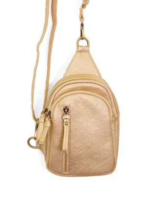 Skyler Sling Bag [Metallic Gold-L8166]