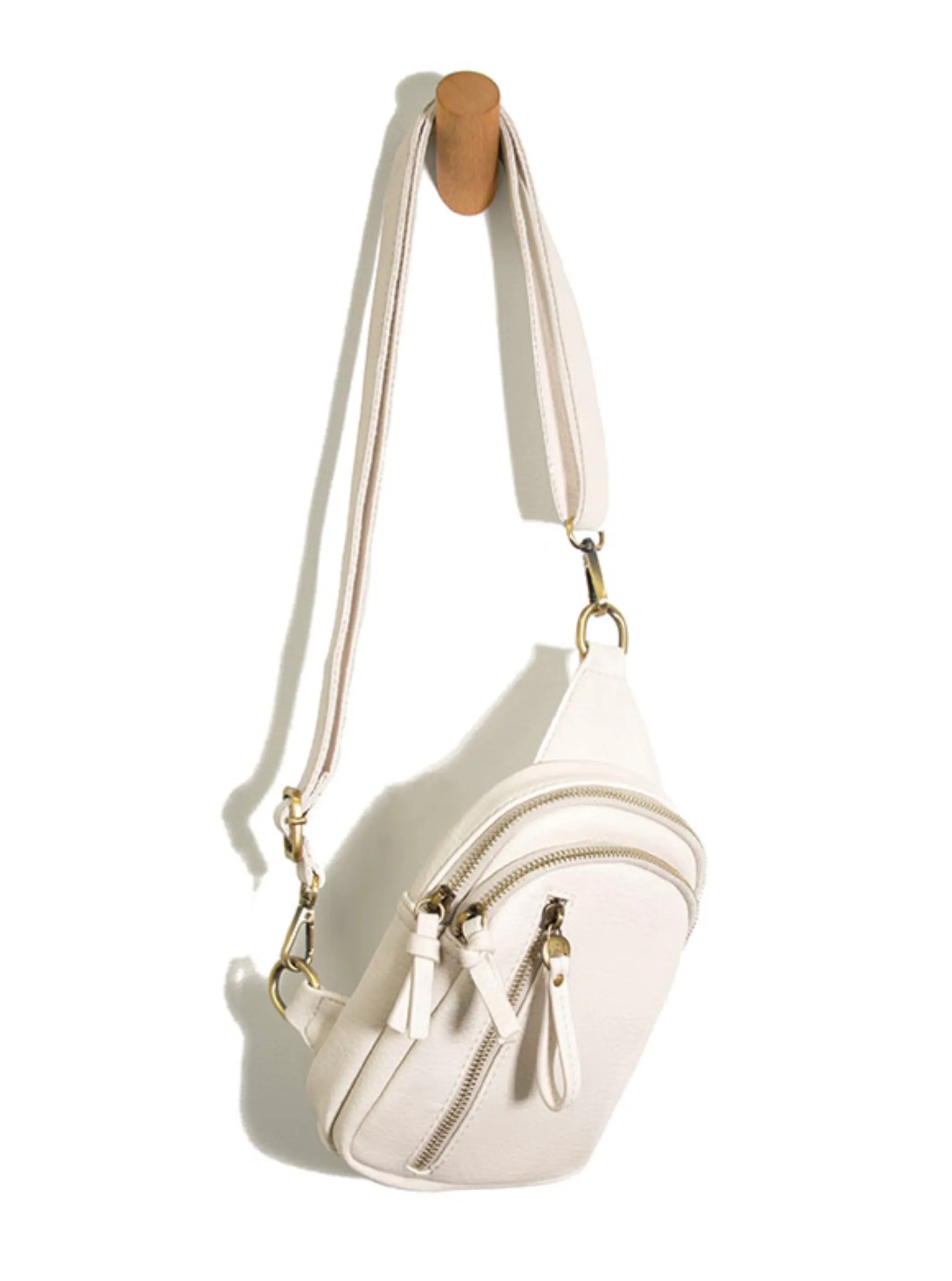 Skyler Sling Bag [White-L8166]