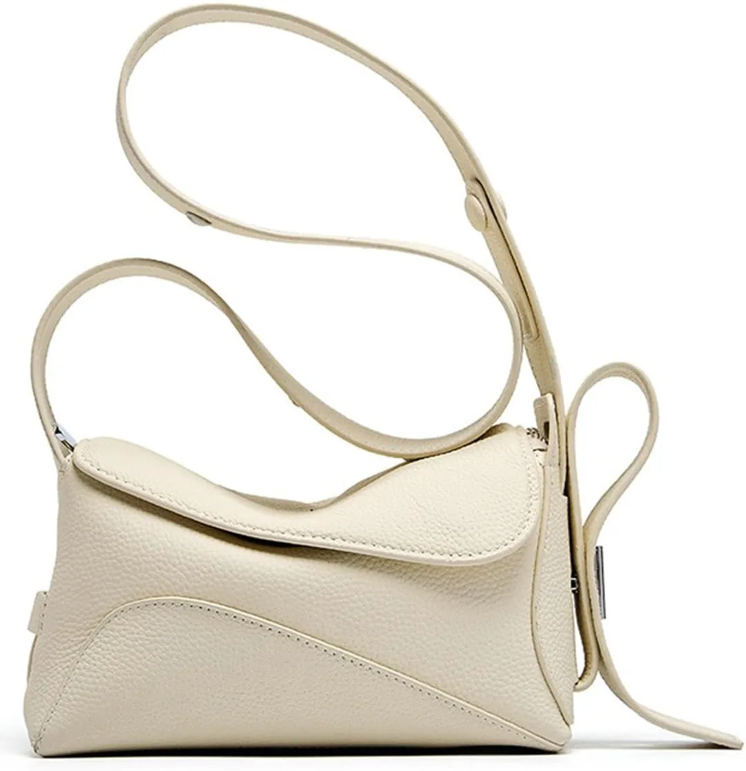 Slouchy PU Leather Hobo Bags Women Trendy Shoulder Bag Cute Crescent Crossbody Phone Purse Satchels Box Bag Tote Handbag