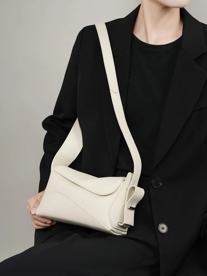 Slouchy PU Leather Hobo Bags Women Trendy Shoulder Bag Cute Crescent Crossbody Phone Purse Satchels Box Bag Tote Handbag