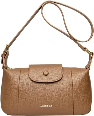 Small Vegan Leather Crossbody Bag for Women Trendy Dumpling Tote Shoulder Purses Ladies Chic Handbags Satchels