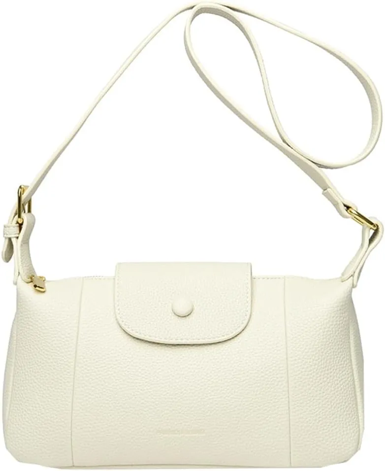 Small Vegan Leather Crossbody Bag for Women Trendy Dumpling Tote Shoulder Purses Ladies Chic Handbags Satchels