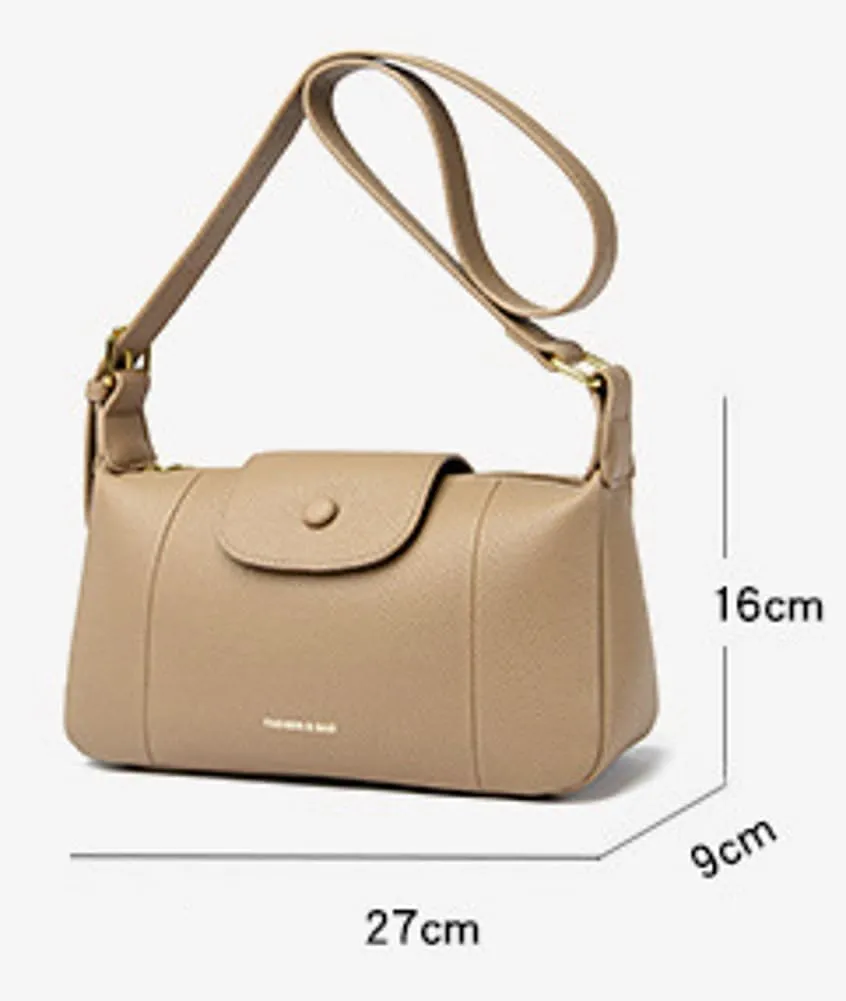 Small Vegan Leather Crossbody Bag for Women Trendy Dumpling Tote Shoulder Purses Ladies Chic Handbags Satchels