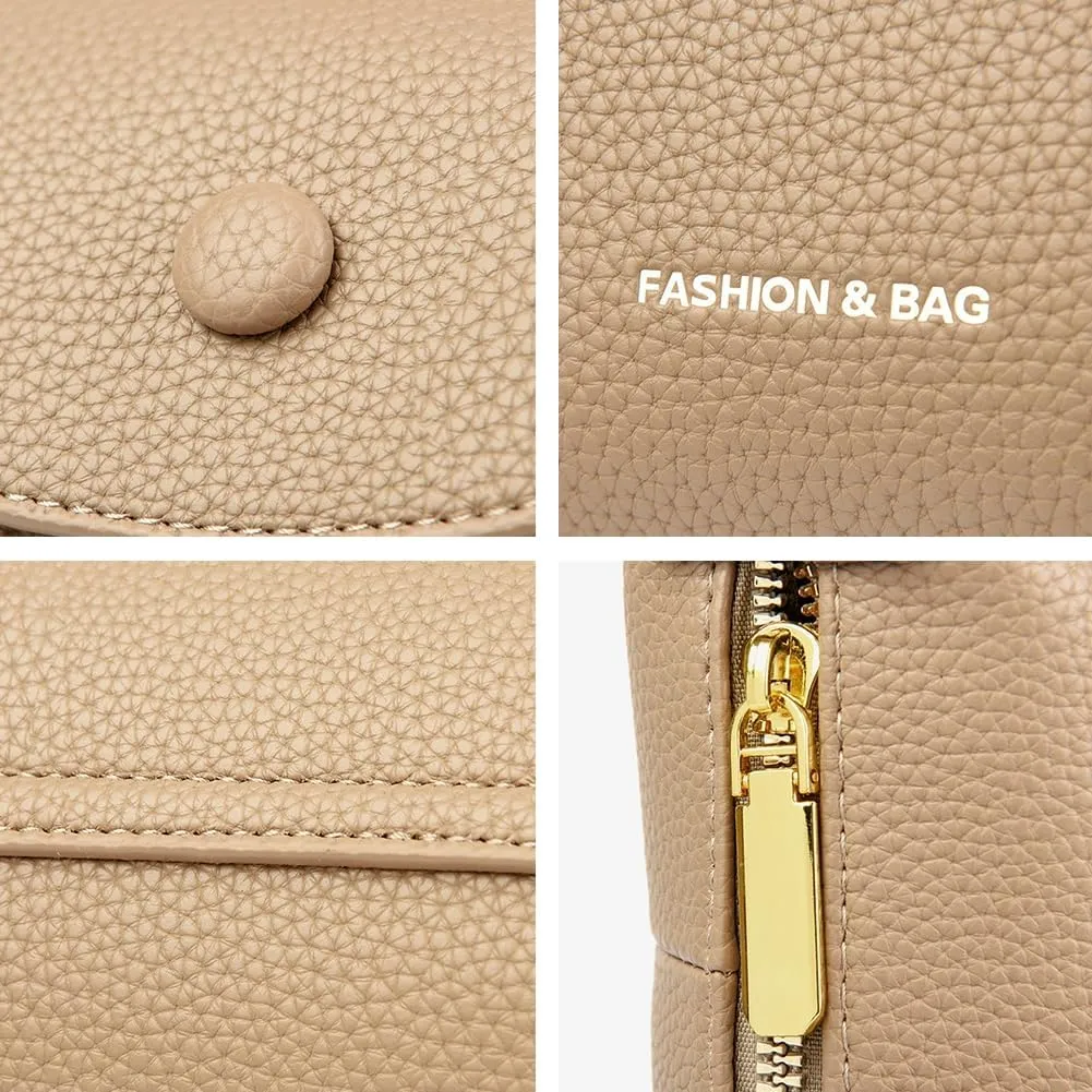 Small Vegan Leather Crossbody Bag for Women Trendy Dumpling Tote Shoulder Purses Ladies Chic Handbags Satchels