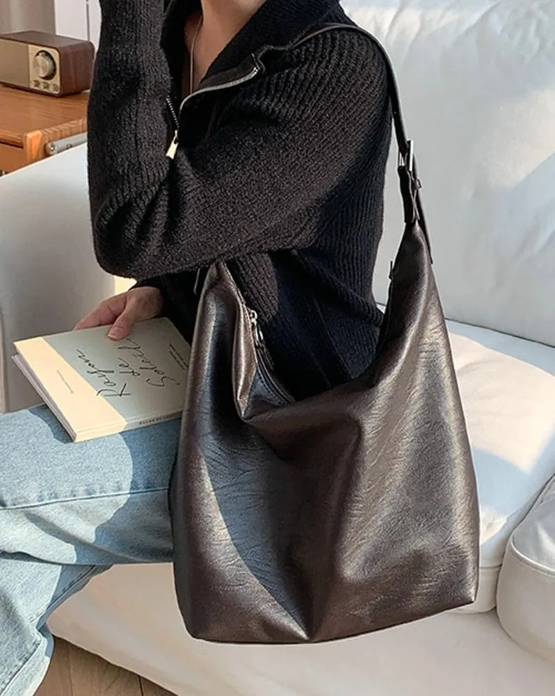 Soft Vegan Leather Shoulder Bags for Women Fashion Large Tote Purses Handbags Dumpling Top Handle Satchels