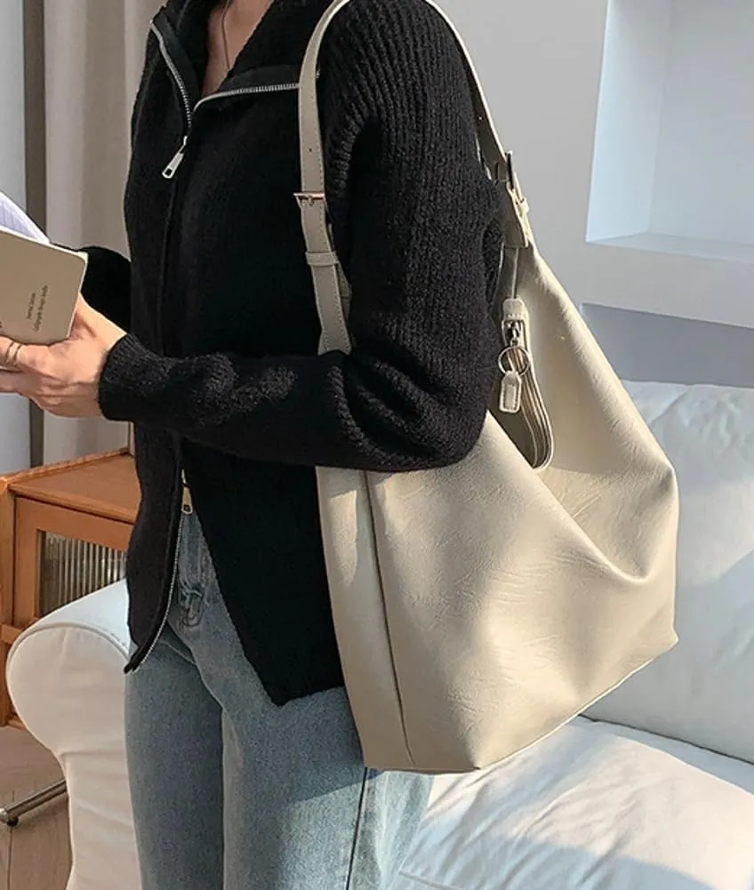 Soft Vegan Leather Shoulder Bags for Women Fashion Large Tote Purses Handbags Dumpling Top Handle Satchels