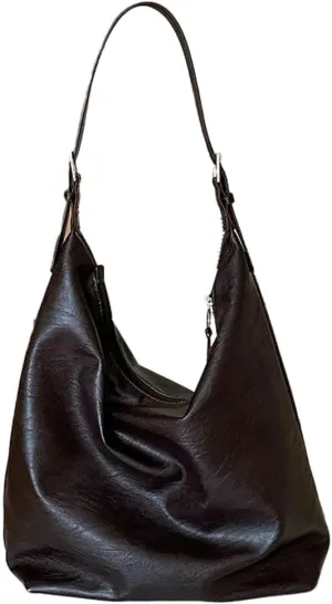 Soft Vegan Leather Shoulder Bags for Women Fashion Large Tote Purses Handbags Dumpling Top Handle Satchels
