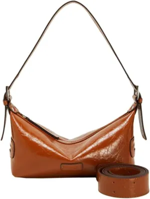 Soft Vegan Leather Shoulder Crossbody Bag for Women Small Trendy Handbags Y2k Dumpling Tote Purse Satchels