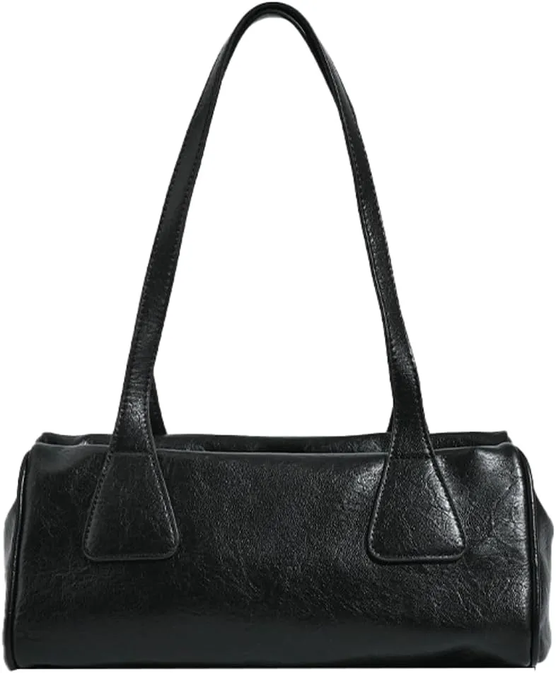 Soft Vegan Leather Shoulder Purses for Women Small Vintage Tote Bag Ladies Work Handbag Top Handle Satchels