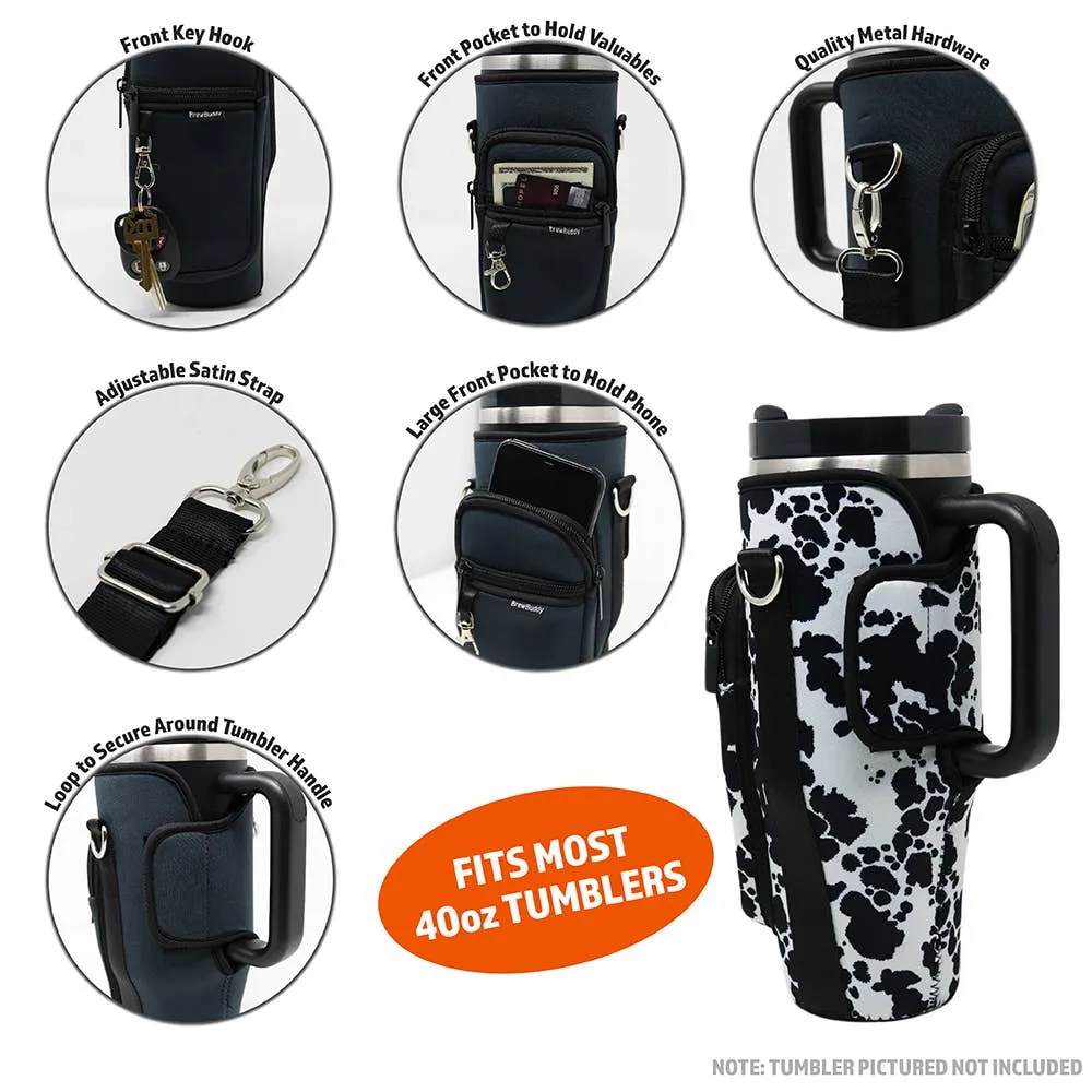 Stanley Tumbler Cross Body Bag | Cow Hide