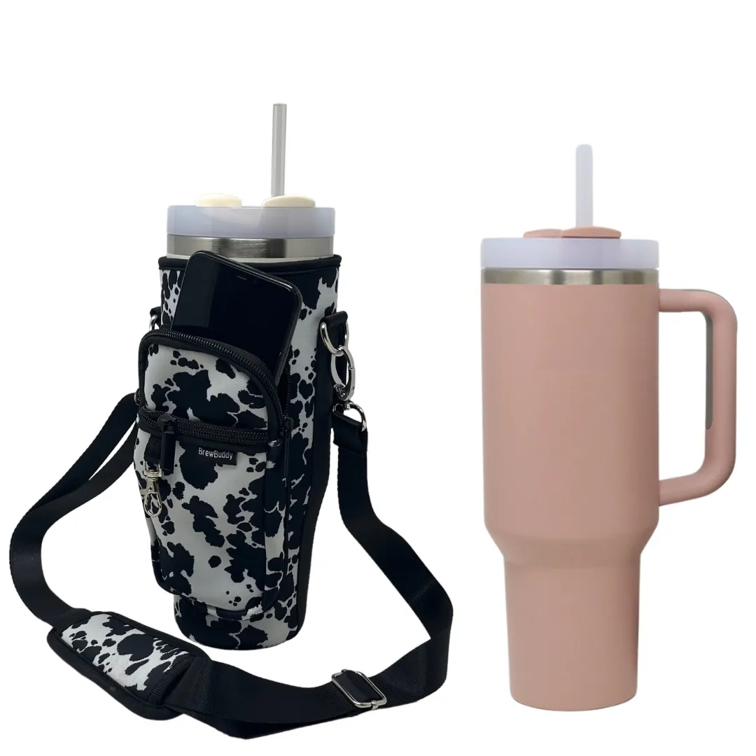 Stanley Tumbler Cross Body Bag | Cow Hide