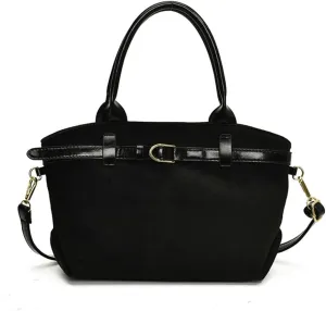 Suede Bags for Women Suede Tote Bag Retro Shoulder Bag Crossbody Purse Y2K Satchels Work Purses Top Handle Bag