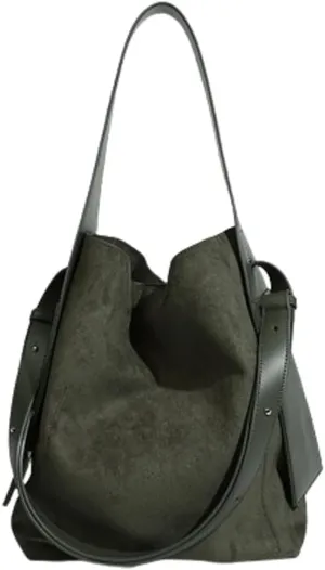 Suede Tote Bag Women Trendy Bucket Hobo Shoulder Bags CrossBody Purse Cute Satchels Work Travel College Bag Tote Handbag