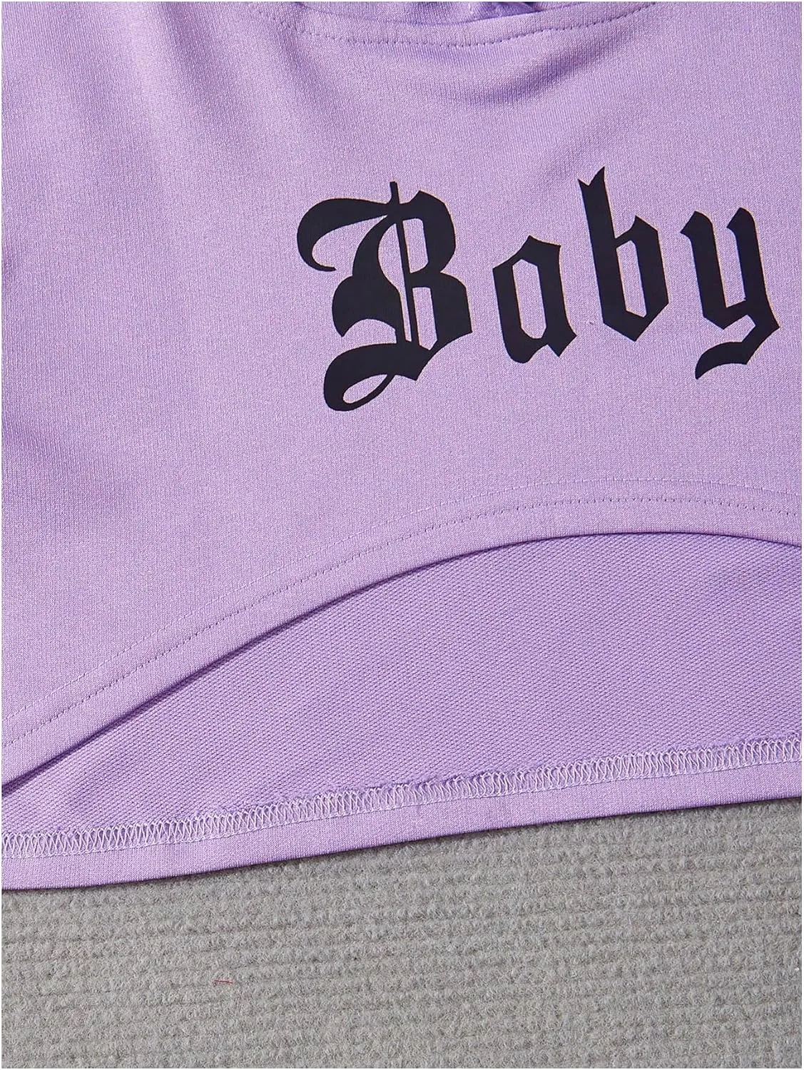SweatyRocks Girl's 3 Piece Outfit Letter Graphic Hoodie Camisole and Sweatpants Sets Sweatsuit