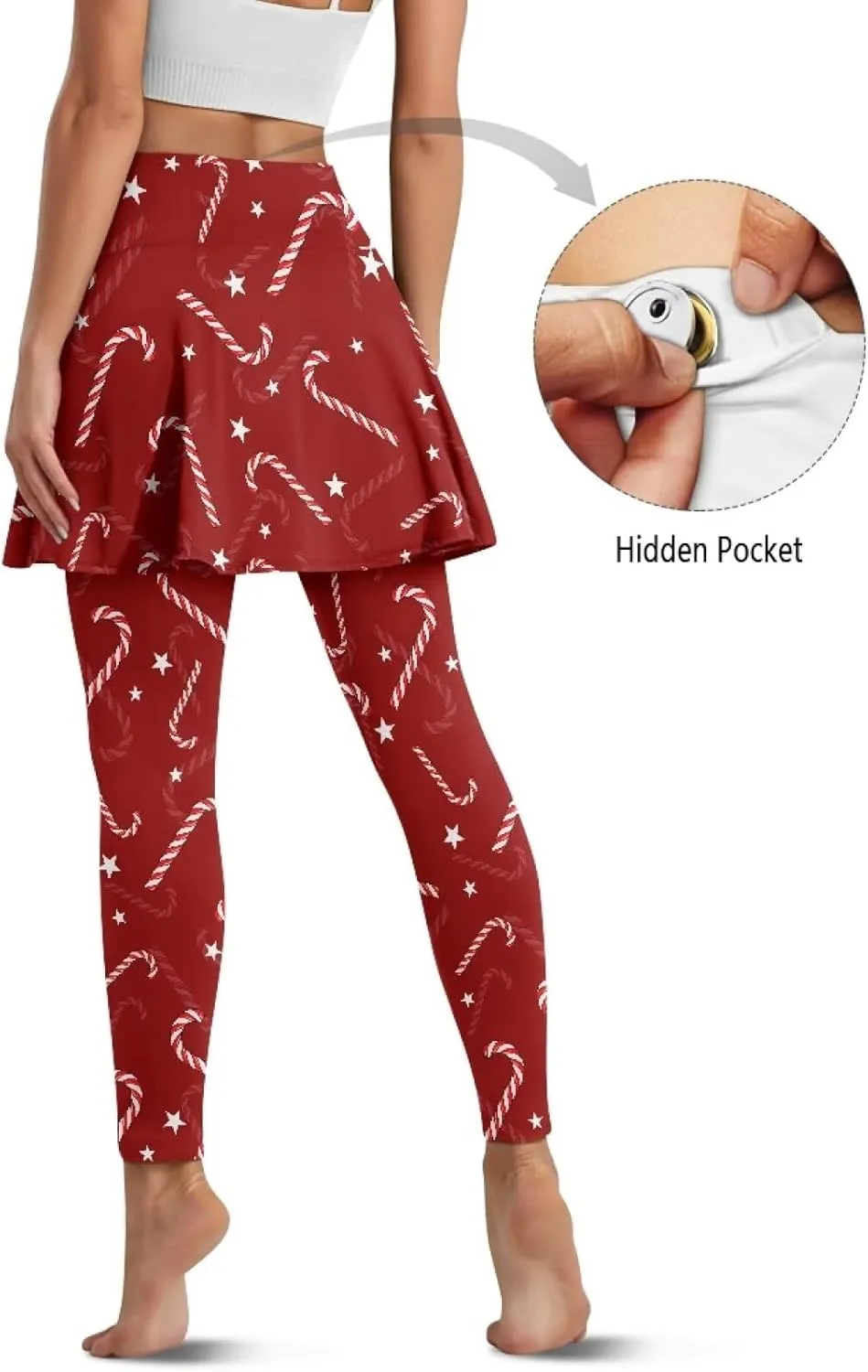 Tennis Skirted Leggings for Women Athletic Skirt with Leggings Yoga Golf Skort High Waisted Workout Pants