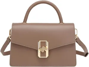 Top Handle Crossbody Bags for Women Leather Satchel Purses Trendy Shoulder Handbag Small Tote Purse Messenger Bag 2025