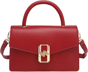 Top Handle Crossbody Bags for Women Leather Satchel Purses Trendy Shoulder Handbag Small Tote Purse Messenger Bag 2025