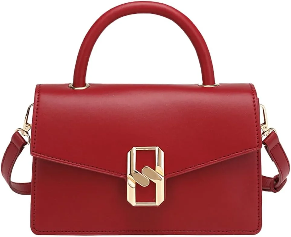 Top Handle Crossbody Bags for Women Leather Satchel Purses Trendy Shoulder Handbag Small Tote Purse Messenger Bag 2025