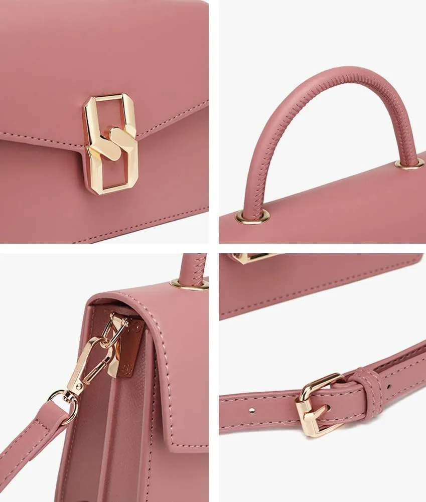 Top Handle Crossbody Bags for Women Leather Satchel Purses Trendy Shoulder Handbag Small Tote Purse Messenger Bag 2025