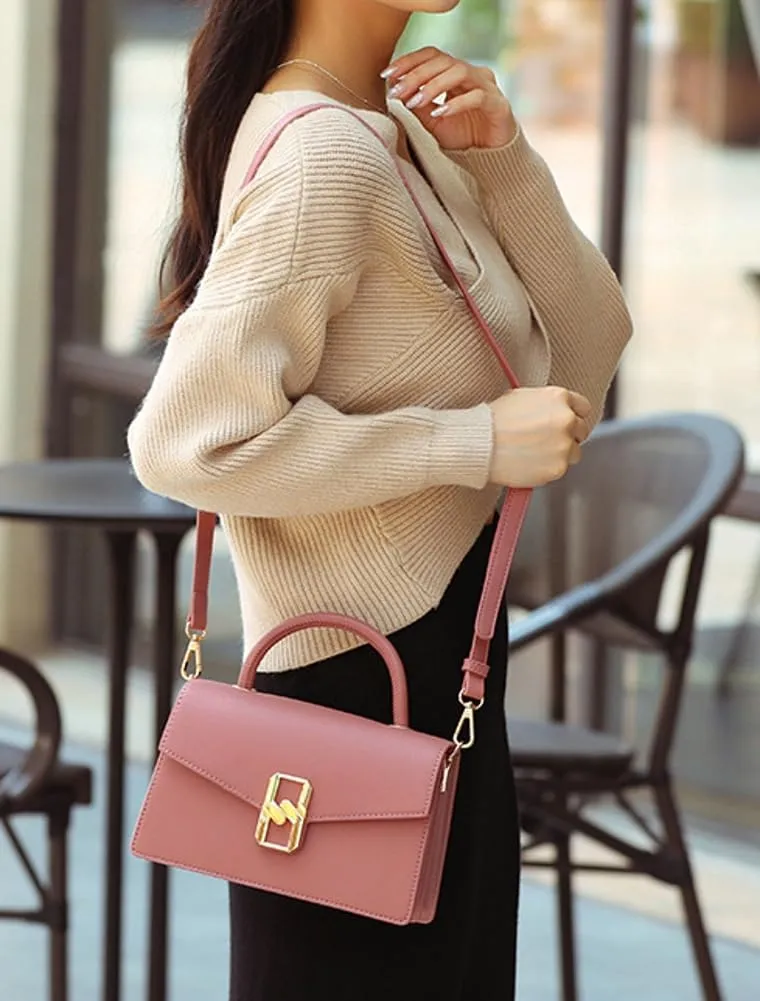 Top Handle Crossbody Bags for Women Leather Satchel Purses Trendy Shoulder Handbag Small Tote Purse Messenger Bag 2025