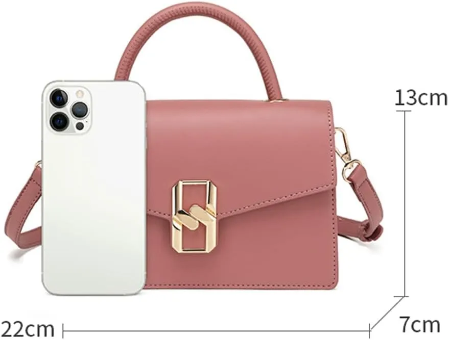 Top Handle Crossbody Bags for Women Leather Satchel Purses Trendy Shoulder Handbag Small Tote Purse Messenger Bag 2025