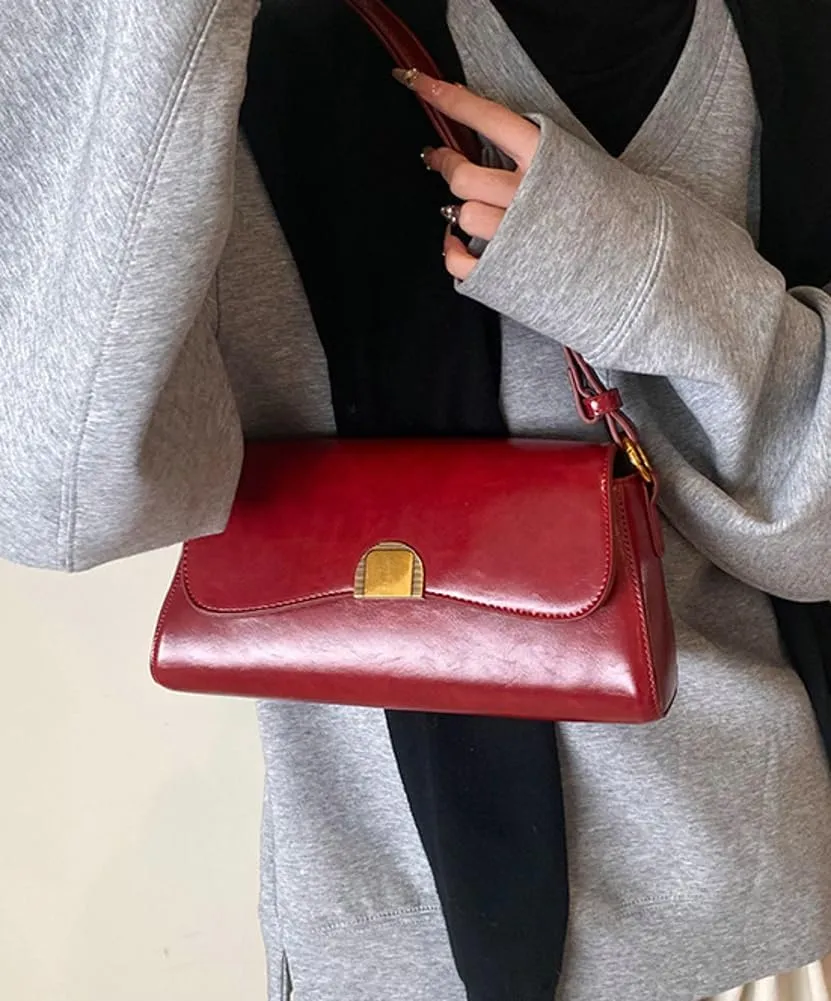 Trendy Shoulder Crossbody Bag for Women Y2k Vegan Leather Tote Purses Small Handbags Ladies Underarm Satchels