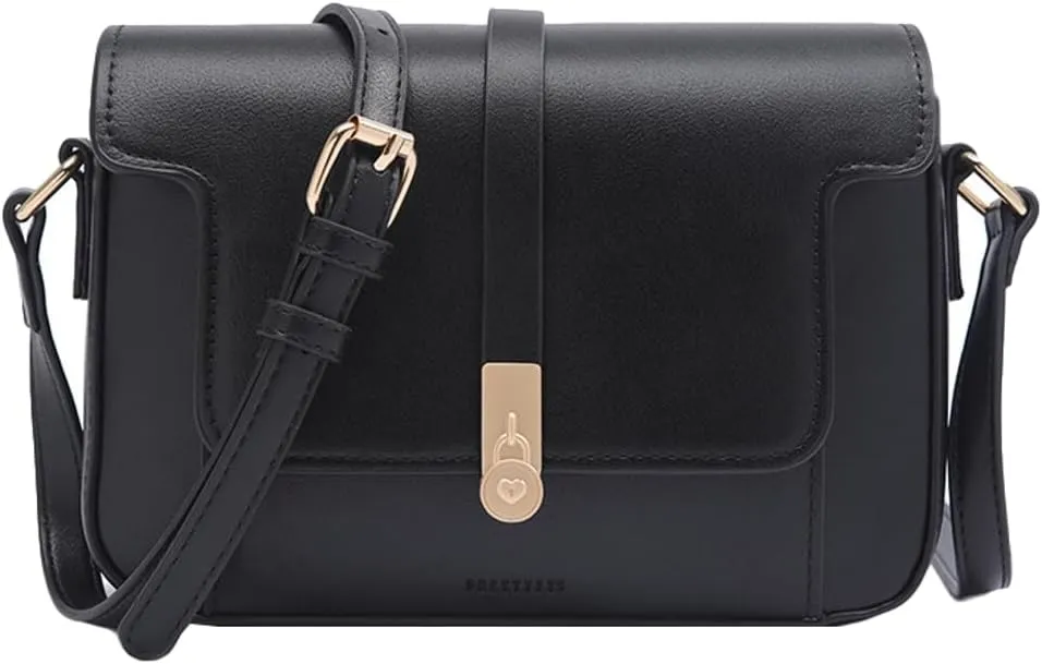 Trendy Vegan Leather Crossbody Bags for Women Small Shoulder Tote Purse Handbags Casual Working Satchels 2025