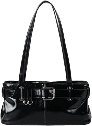 Trendy Vegan Leather Shoulder Bag for Women Large Y2k Tote Purses Top Handle Handbags Underarm Satchels 2025