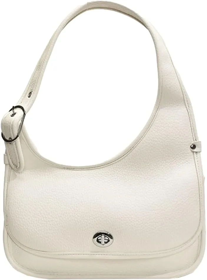Trendy Vegan Leather Shoulder Bags for Women Small Y2k Tote Purse Handbags Designer Underarm Satchels 2025