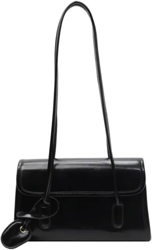 Vegan Leather Shoulder Bag for Women Trendy Y2k Tote Purses Small Handbags Ladies Top Handle Satchels