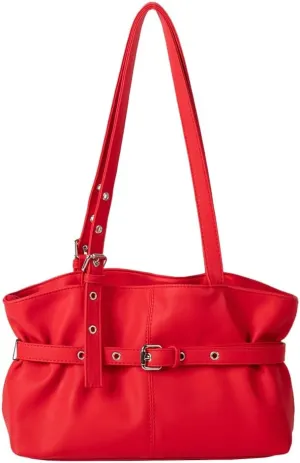Vintage PU Leather Bags for Women Medium Hobo Tote Bag Trendy Satchels Shoulder Purses and Handbags with Adjustable Strap