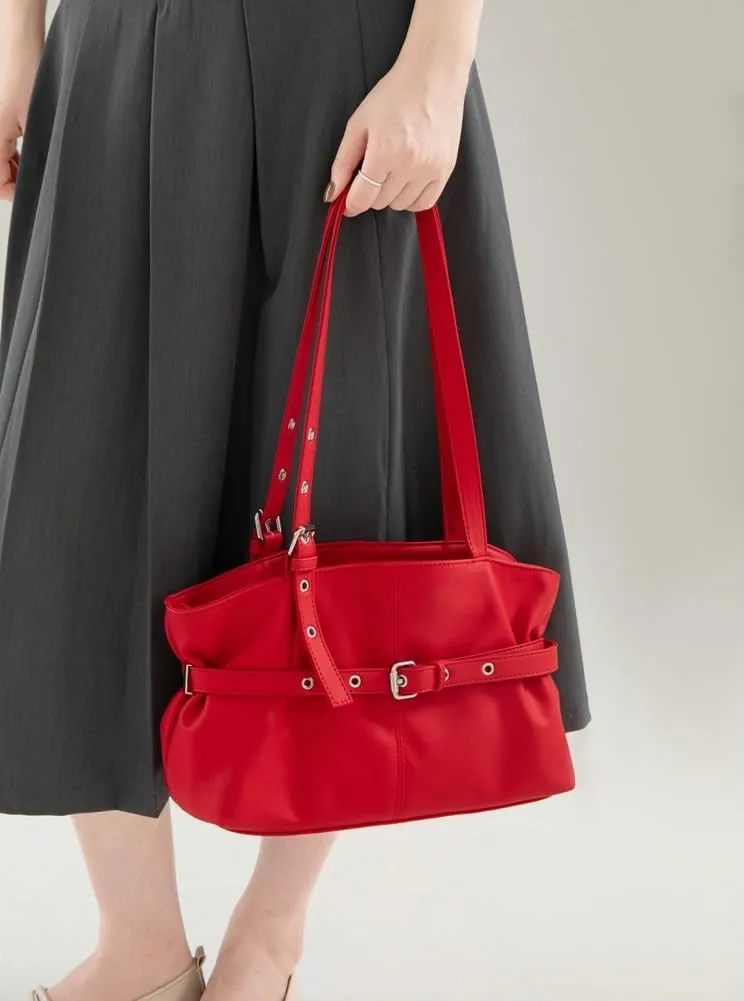 Vintage PU Leather Bags for Women Medium Hobo Tote Bag Trendy Satchels Shoulder Purses and Handbags with Adjustable Strap