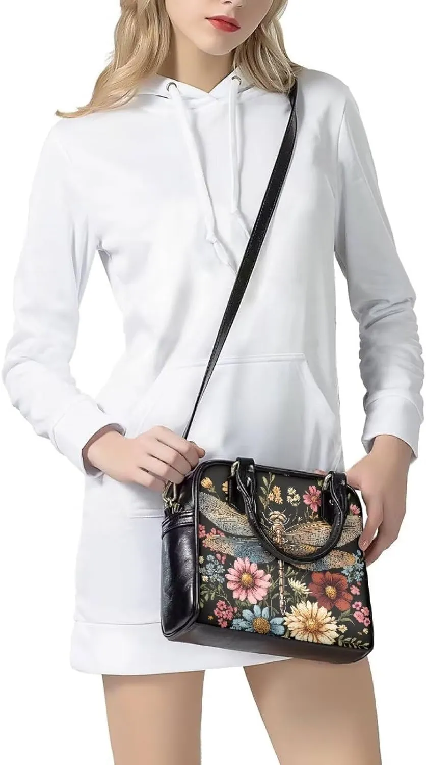 Vintage Purses and Handbags for Women, Waterprooof Satchel Purses and Handbags, Top Handle Handbag