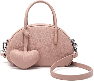 Vintage Small Crossbody Purse for Women Soft Vegan Leather Shoulder Tote Bag Cute Shell Handbags Clutch Satchels