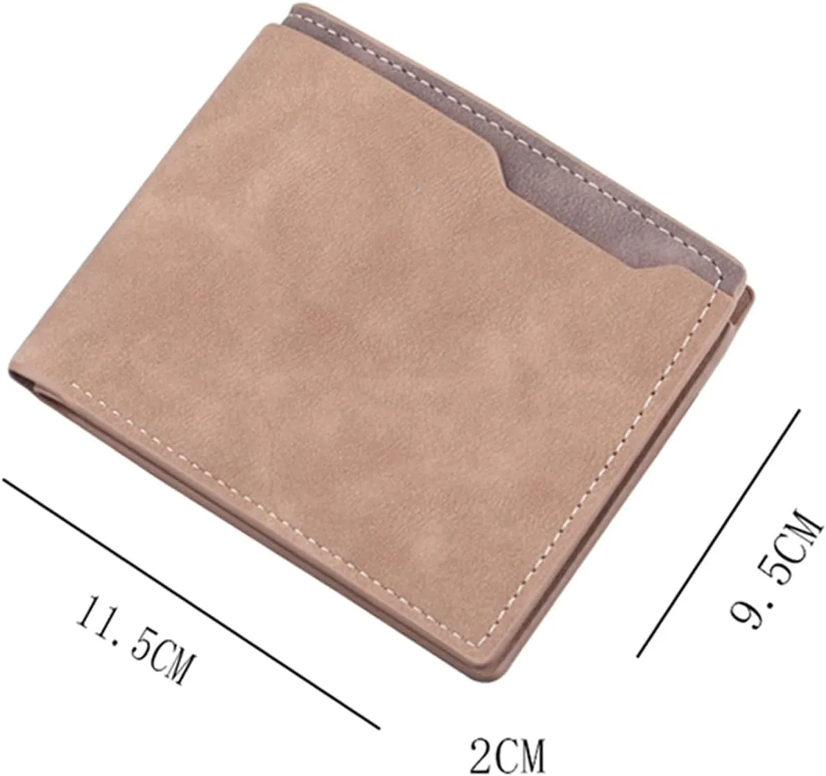 Wallets for Women Genuine Leather Credit Card Holder with RFID Blocking Large Capacity Wristlet Vanilla