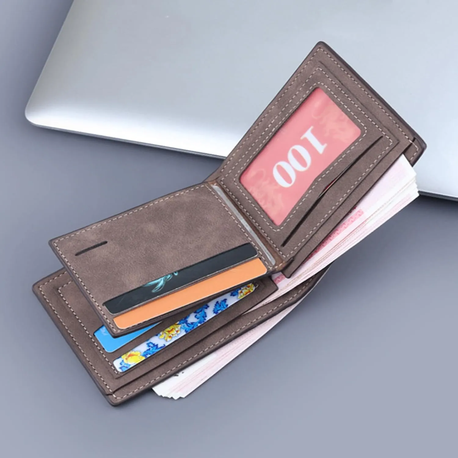 Wallets for Women Genuine Leather Credit Card Holder with RFID Blocking Large Capacity Wristlet Vanilla